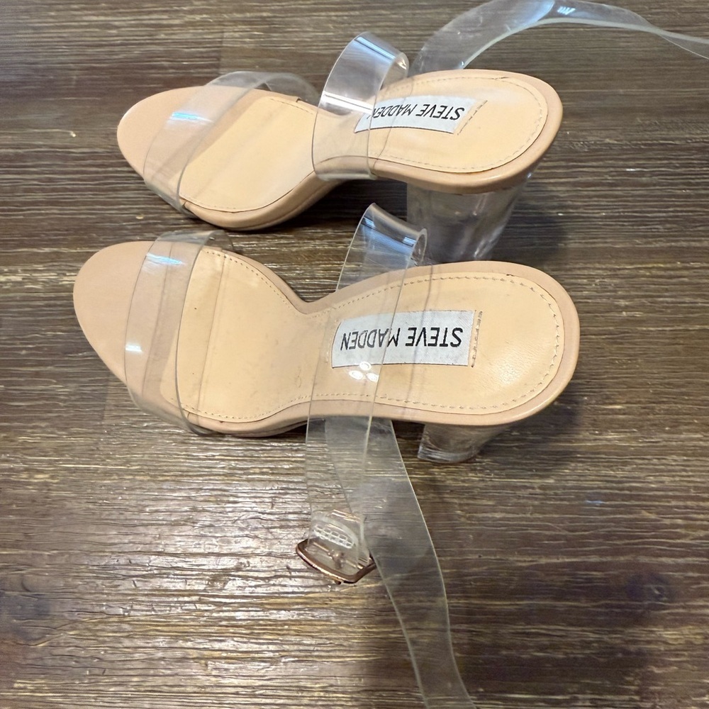 Women's Clear Strap Heels